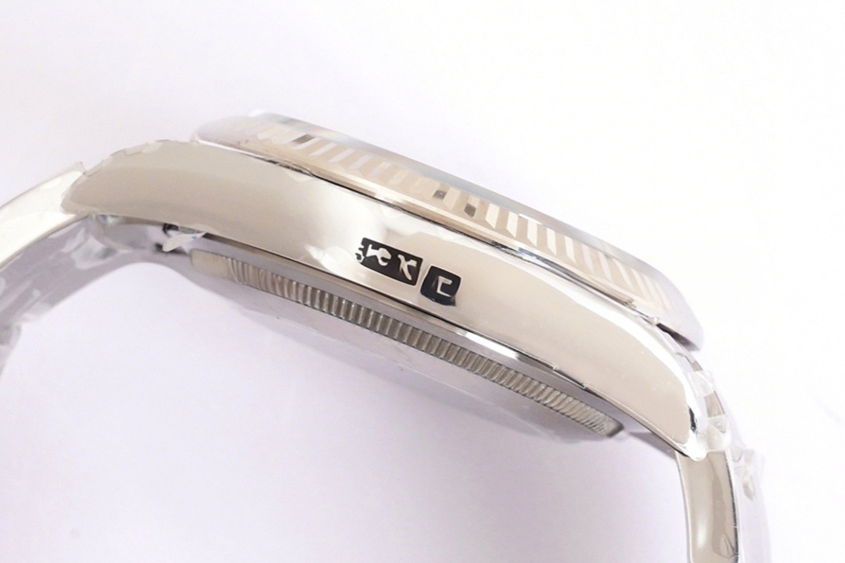 Rolex Datejust 36 126234 Blue Motif Dial in Steel in Oyster Bracelet-fasswatch