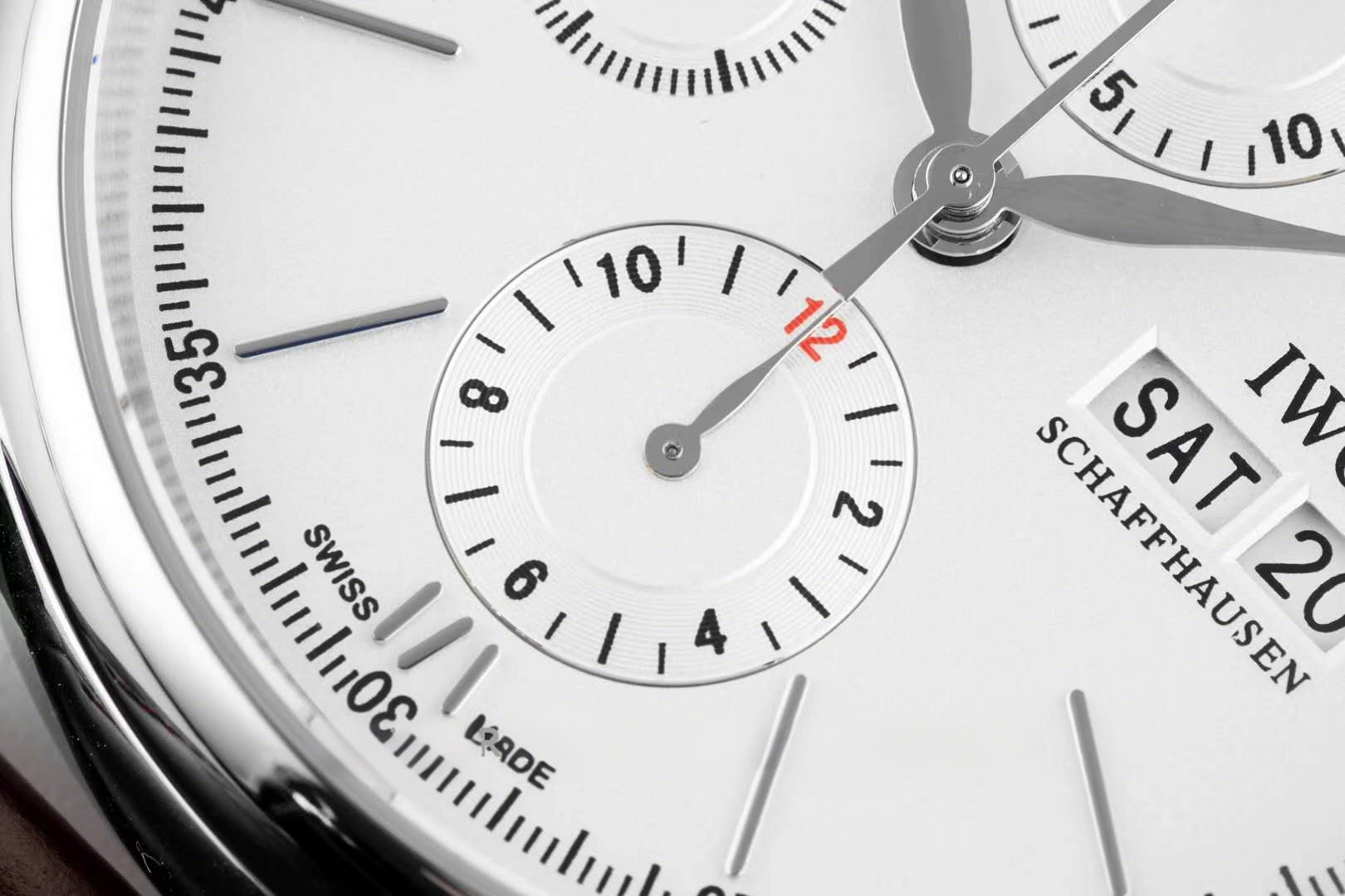 IWC Portofino Chronograph IW391027 Edition “150 Years” White Dial in Steel-fasswatch