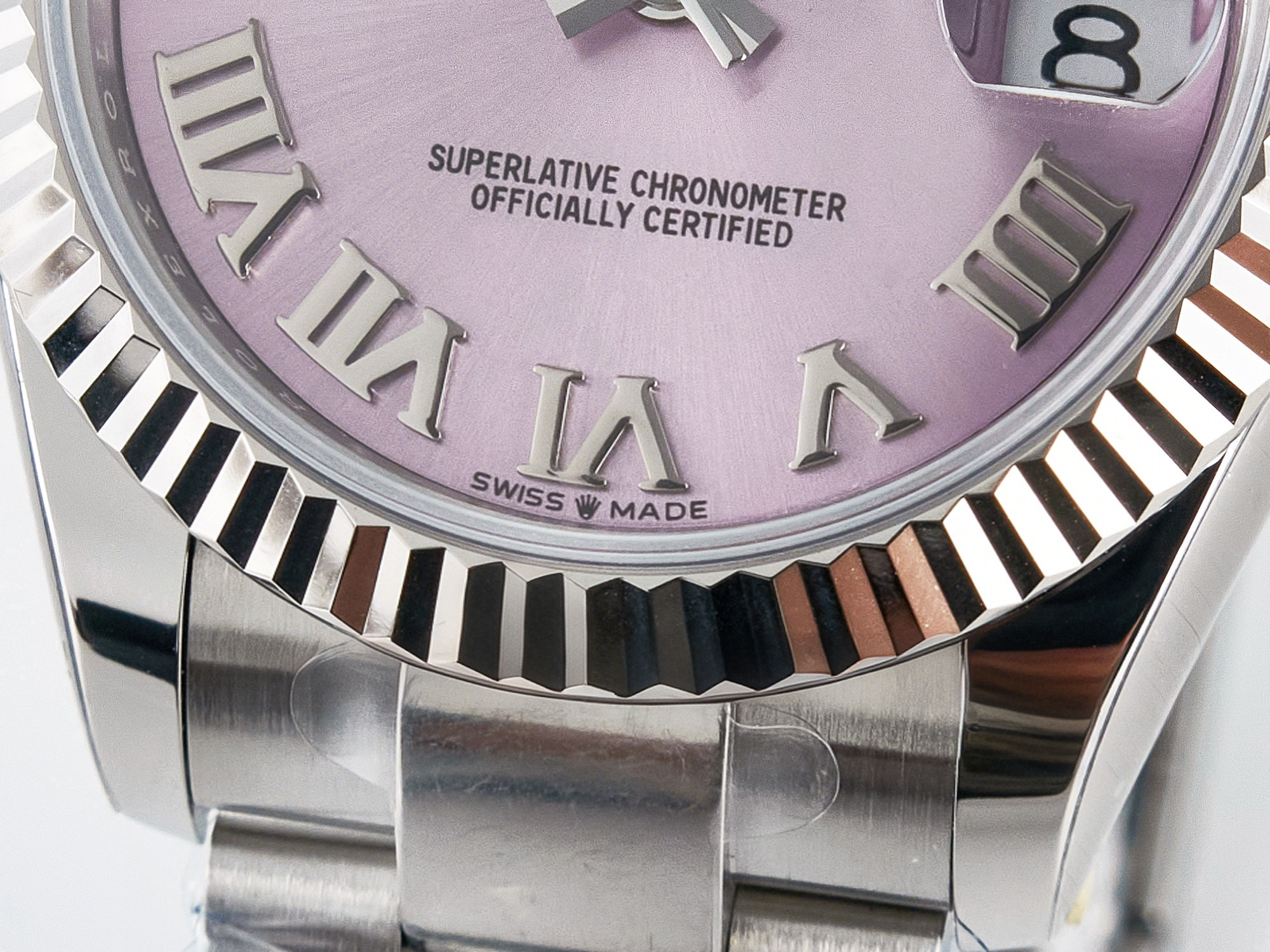 Rolex DateJust 31 278274 ARF 1:1 Best Edition 904L Steel Pink Roman Dial on SS Oyster Bracelet ETA 2688-fasswatch