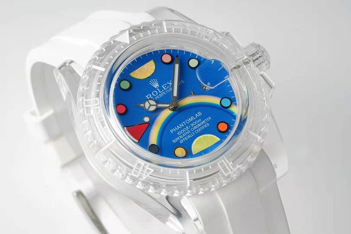 Rolex Phantomlab Submariner Blue Dial with Fruits-fasswatch