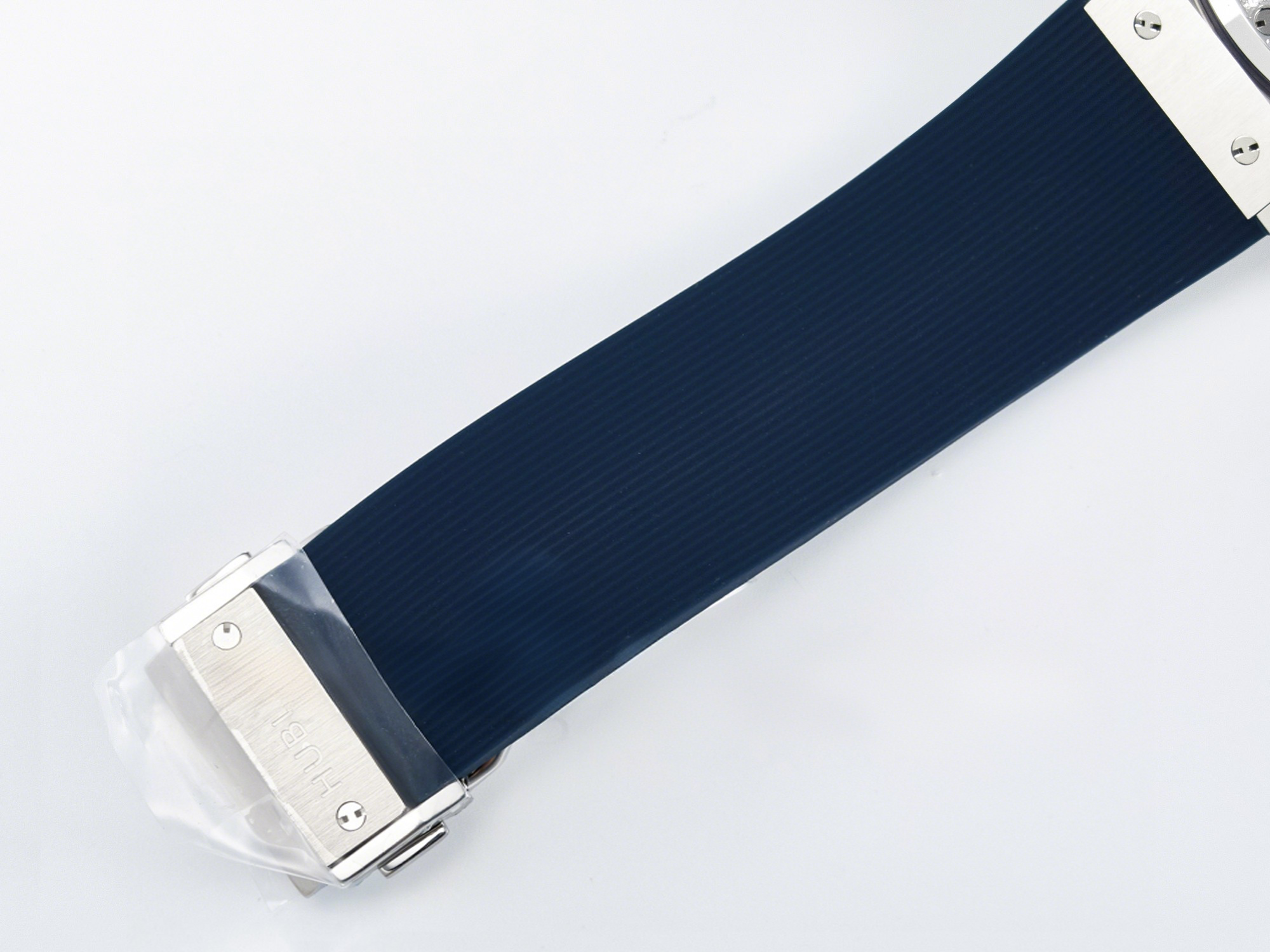 Hublot Classic Fusion Bang 42mm HBF 1:1 Best Edition Blue Dial Diamonds Bezel on Blue Rubber Strap A2892-fasswatch