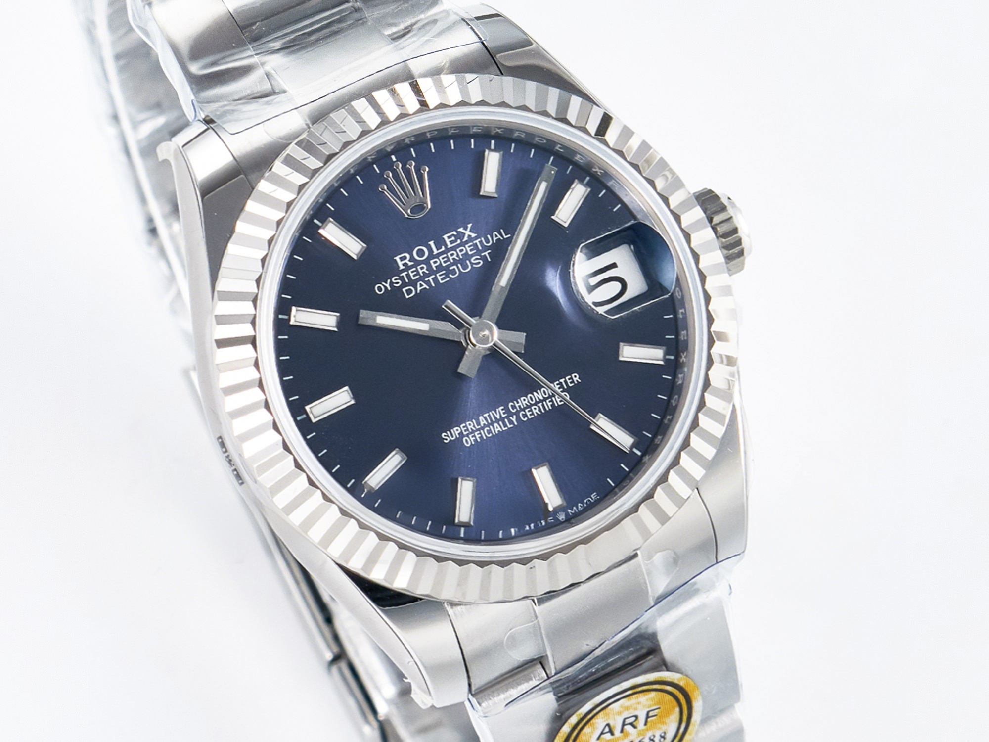 Rolex DateJust 31 278274 ARF 1:1 Best Edition 904L Steel Blue Dial Stick Marker on SS Oyster Bracelet ETA 2688-fasswatch