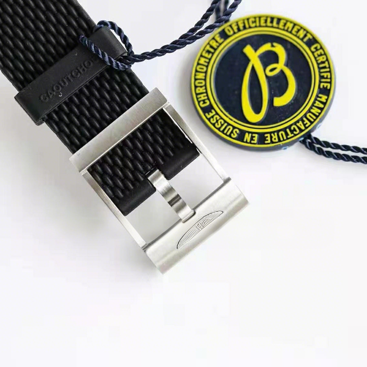 Breitling Superocean Heritage II B20 Automatic 42mm in Black Dial on Black and Rose Gold Bezel on Rubber Strap-fasswatch