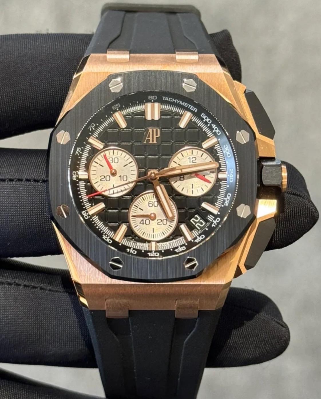 Audemars Piguet Royal Oak Offshore Chronograph Rose Gold Case 26420ro.oo.a002ca.01-fasswatch