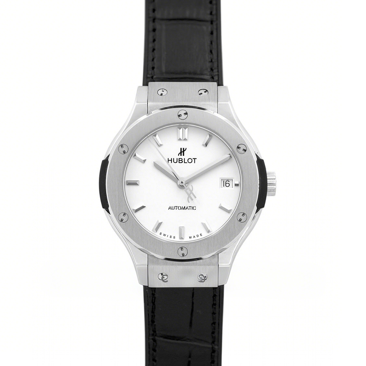 Hublot Classic Fusion Automatic 38mm White Dial in Titanium-fasswatch