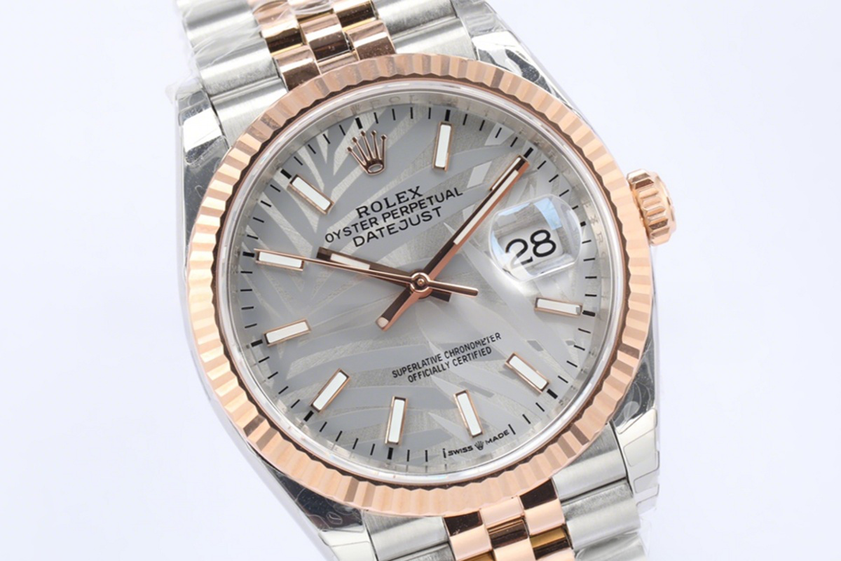 Rolex Datejust 36 126231 Silver Dial in Steel/Everose Gold on Jubilee Bracelet-fasswatch
