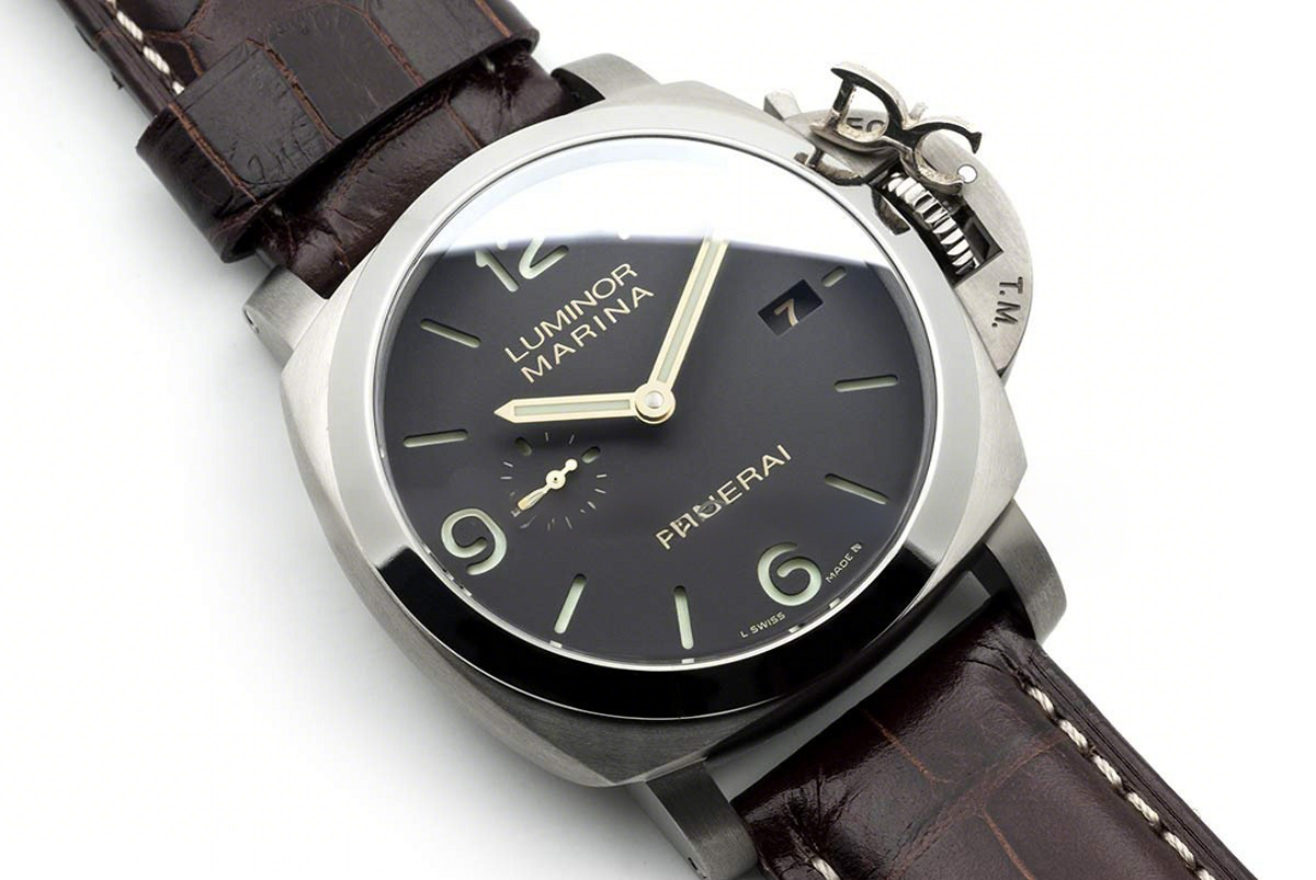 Panerai PAM351 Luminor 1950 3 Days Automatic Titanium-fasswatch