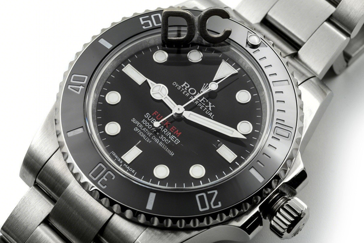 Rolex Supreme x Rolex ‘Fuck Em’ 114060 Submariner-fasswatch