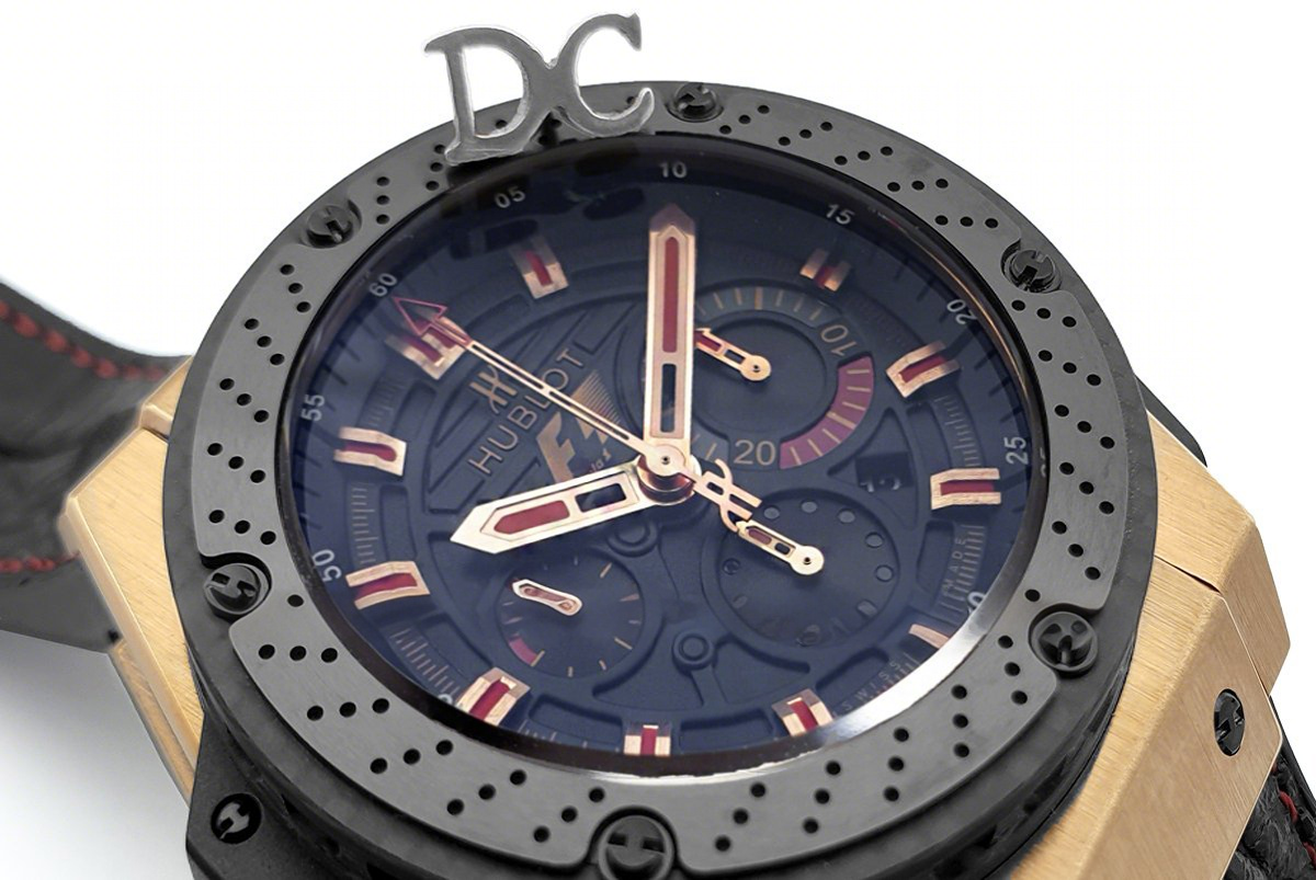 Hublot King Power F1 Black Dial Chronograph in Rose Gold-fasswatch