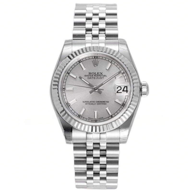 Rolex Datejust 31 278274 Silver Dial Stick Markers in Steel-fasswatch