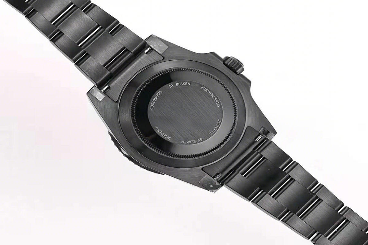 Rolex Blaken Submariner 116610 Black Dial in DLC-fasswatch