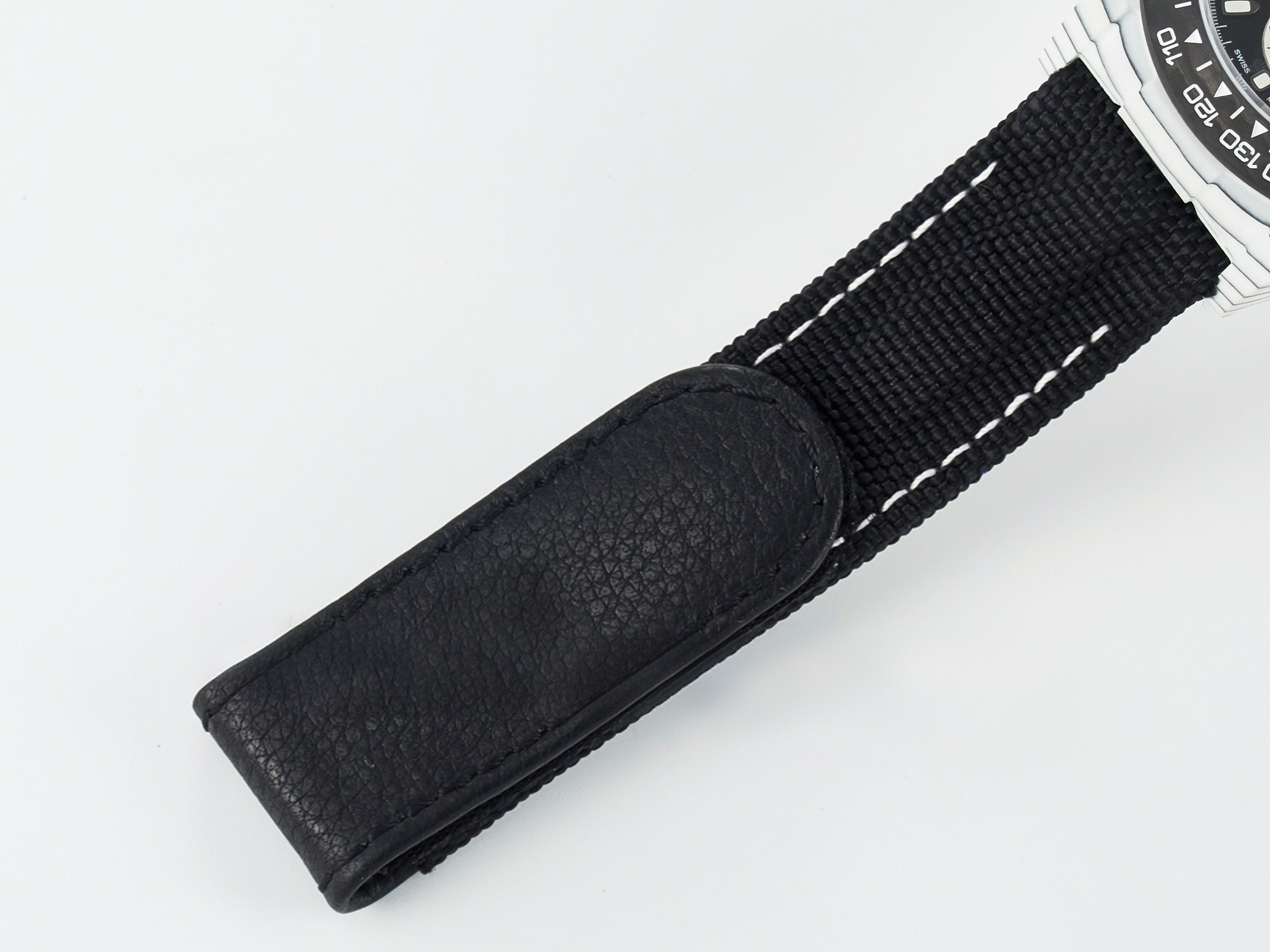 Rolex Daytona DIW White Carbon Case N6F Edition Black/White Dial on Black Nylon Strap A4130-fasswatch