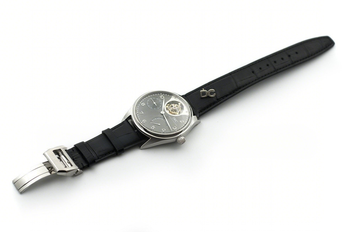 IWC Portuguese Tourbillon Mystère Rétrograde IW504401 in White Gold-fasswatch