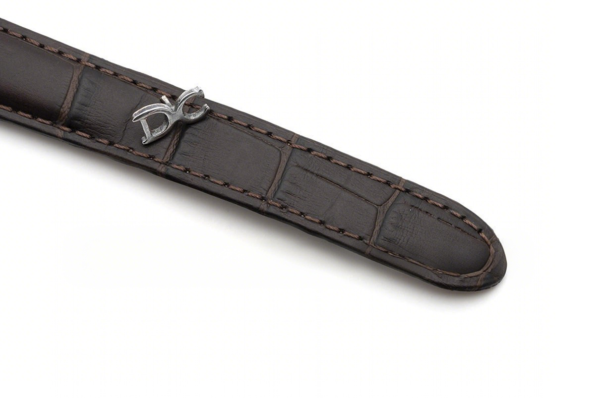 Cartier Ballon Bleu De Cartier 36mm Silver Dial in Pink Gold on Brown Leather Strap-fasswatch