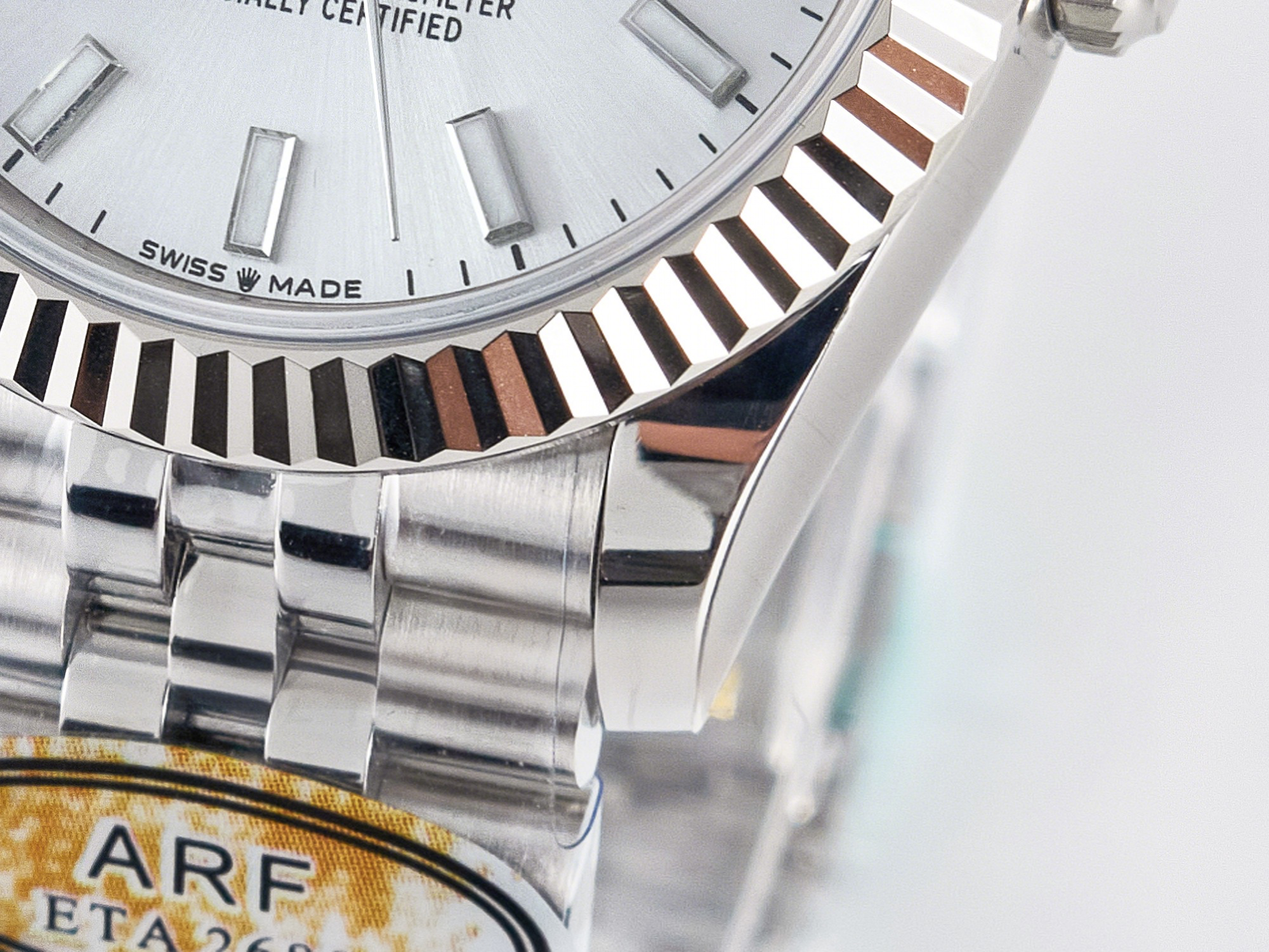 Rolex DateJust 31 278274 ARF 1:1 Best Edition 904L Steel Silver Dial Stick Marker on SS Jubilee Bracelet ETA 2688-fasswatch