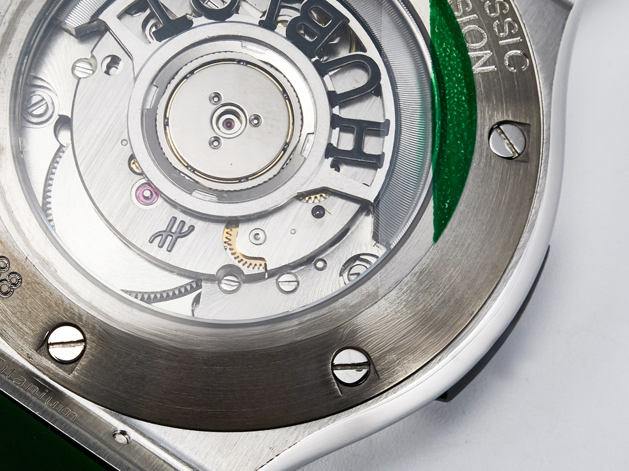 Hublot Classic Fusion Bang 42mm HBF 1:1 Best Edition Green Dial on Green Rubber Strap A2892-fasswatch