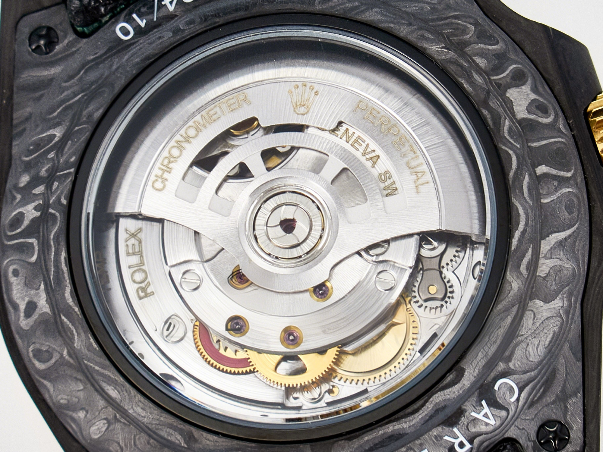 Rolex GMT Carbon DIWF Best Edition Yellow Dial on Green Nylon Strap SA3285 CHS V2-fasswatch