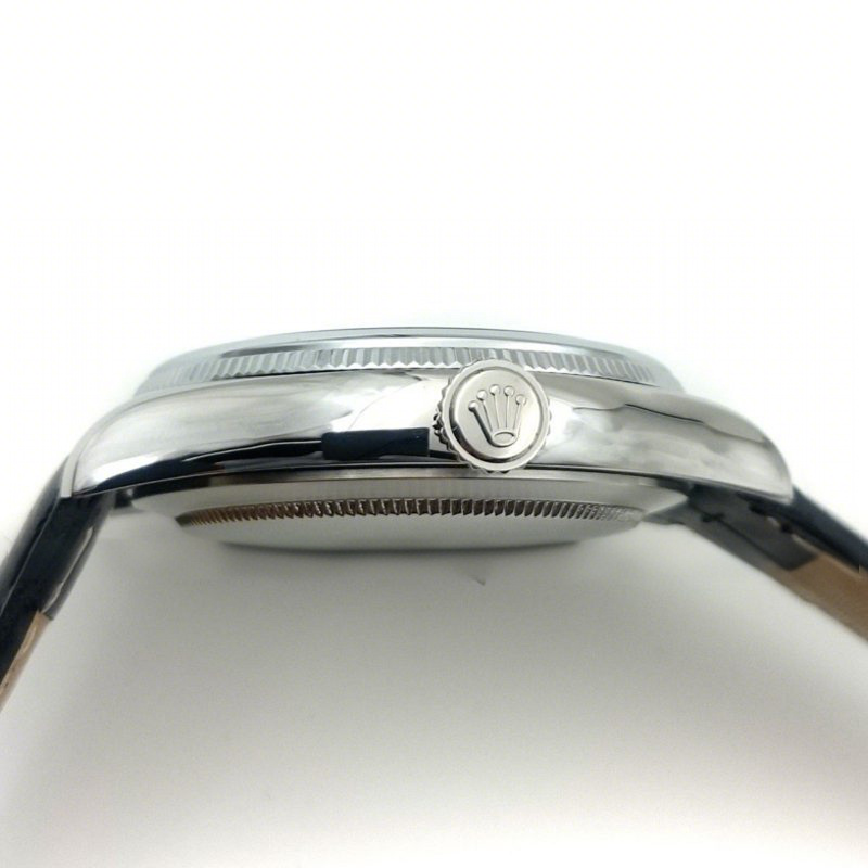 Rolex Cellini Time in White Gold 50509 (Black Dial)-fasswatch