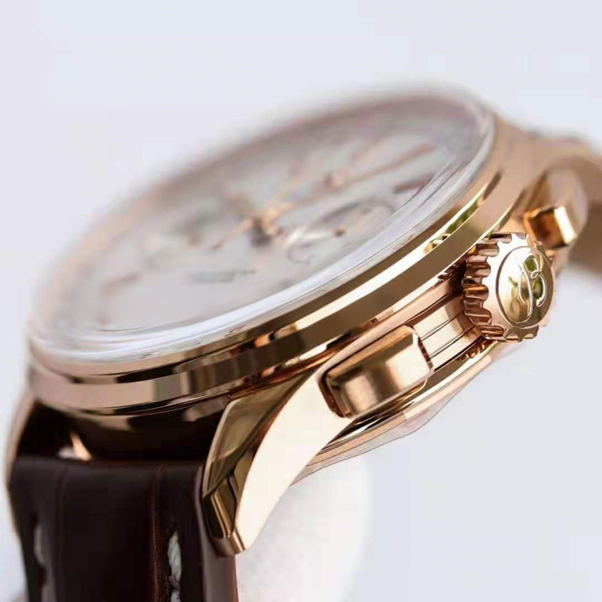 Breitling Premier B01 Chronograph 42 Silver Dial in Red Gold Ref: RB0118371G1P1-fasswatch