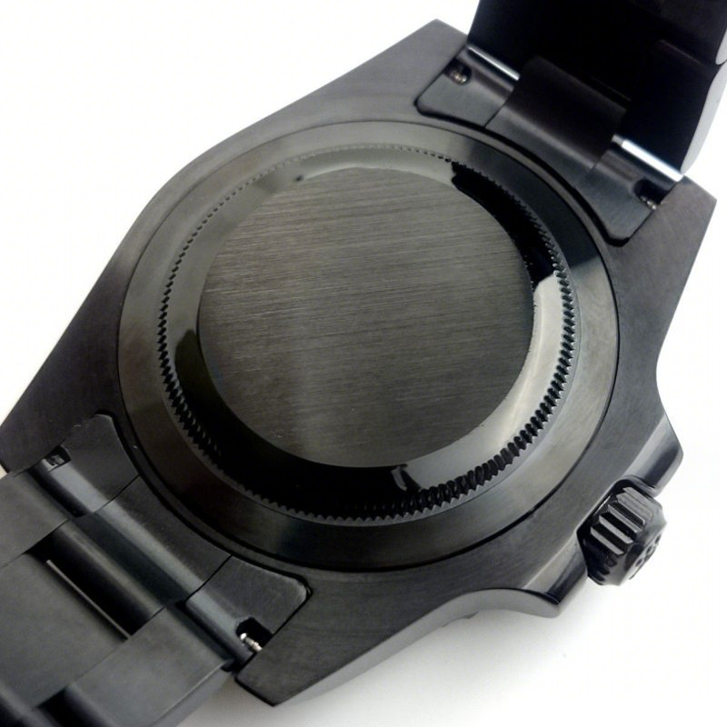 Rolex Blaken Submariner D Blue PVD Steel-fasswatch