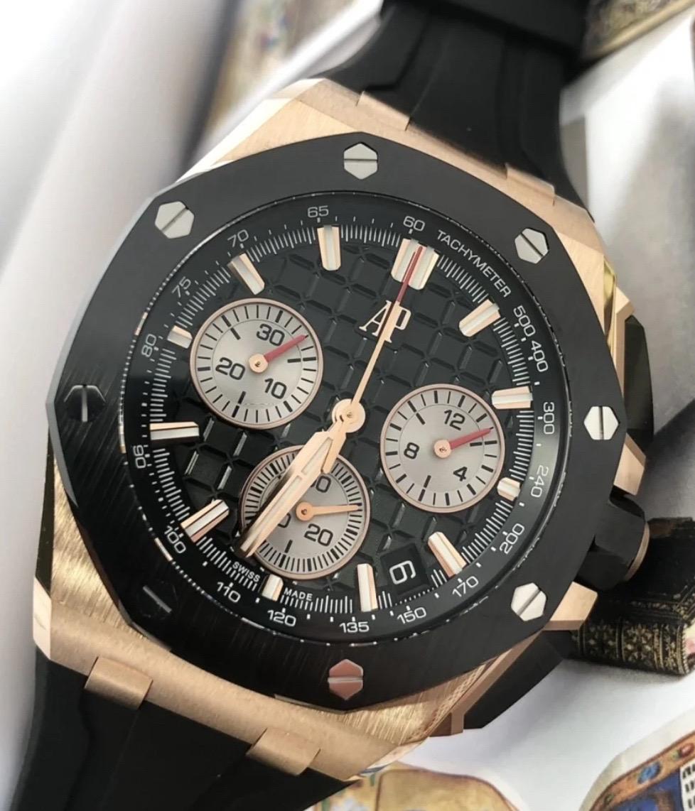 Audemars Piguet Royal Oak Offshore Chronograph Rose Gold Case 26420ro.oo.a002ca.01-fasswatch