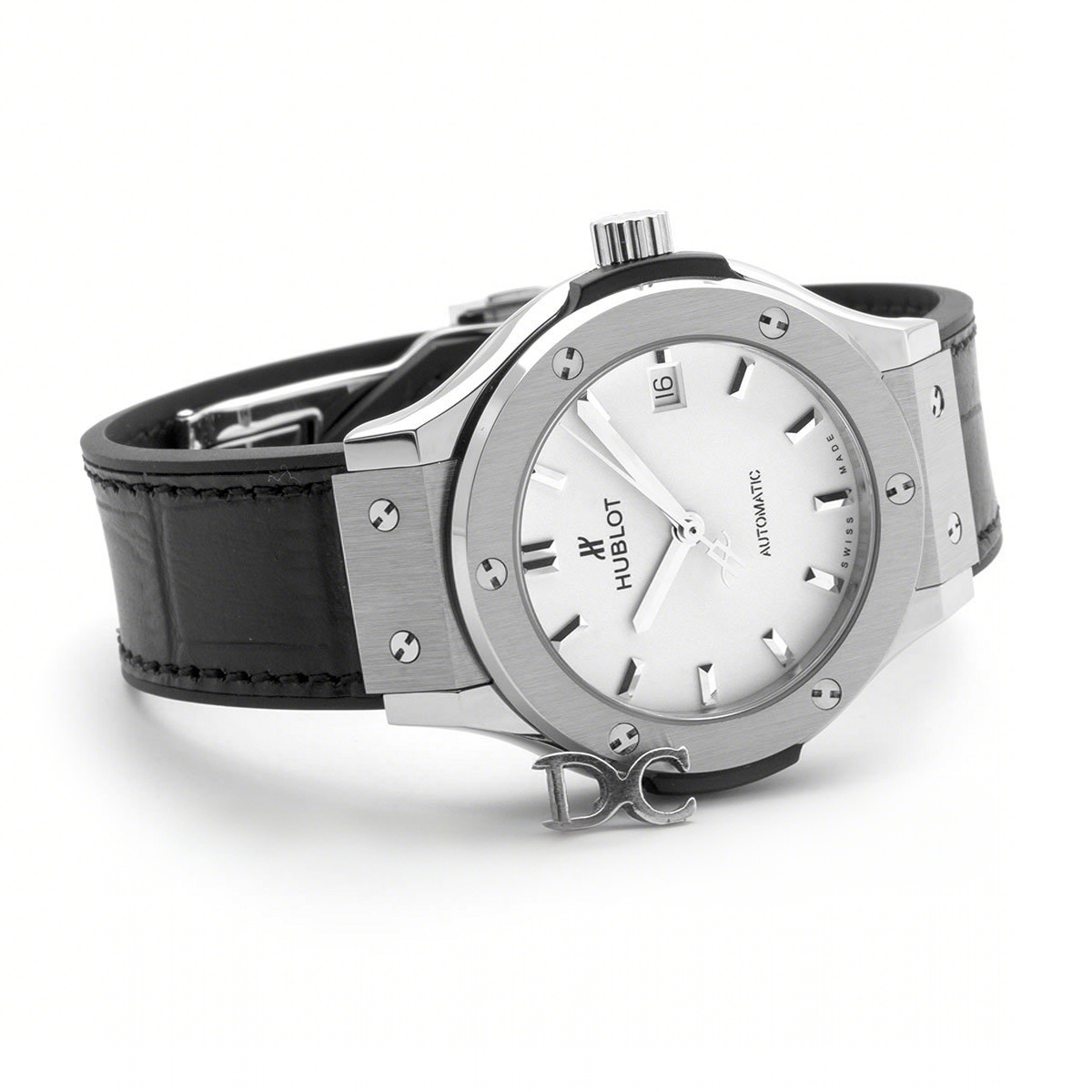 Hublot Classic Fusion Automatic 38mm White Dial in Titanium-fasswatch