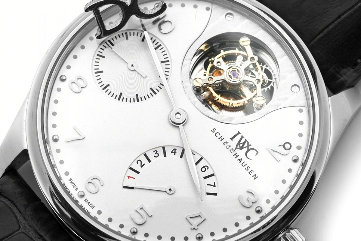 IWC Portuguese Tourbillon Mystère Rétrograde IW504204 in White Gold-fasswatch