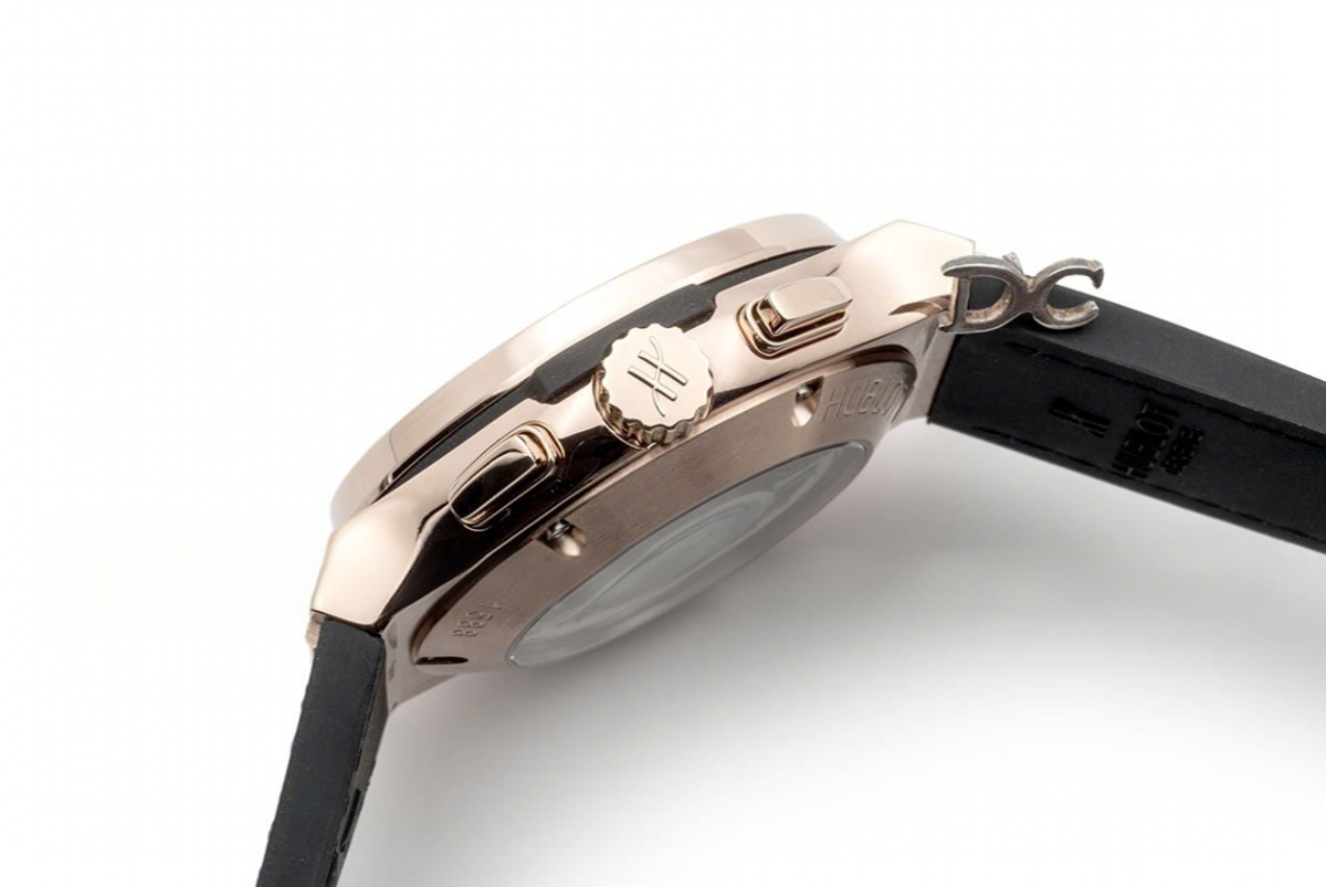 Hublot Classic Fusion Chronograph Blue Dial with Blue Marker in Rose Gold-fasswatch