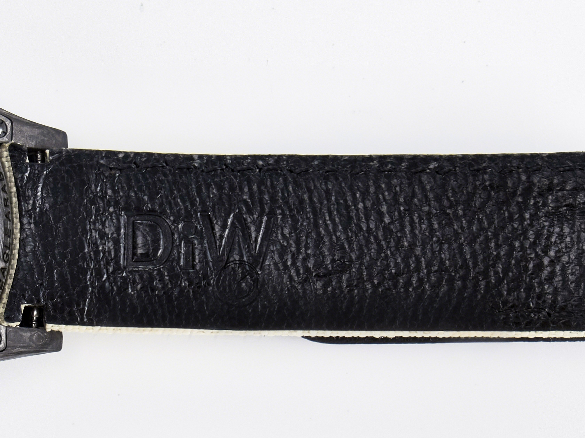 Rolex Daytona DIW Carbon Case DIWF Edition Cream/Brown Dial on White Nylon Strap A7750-fasswatch