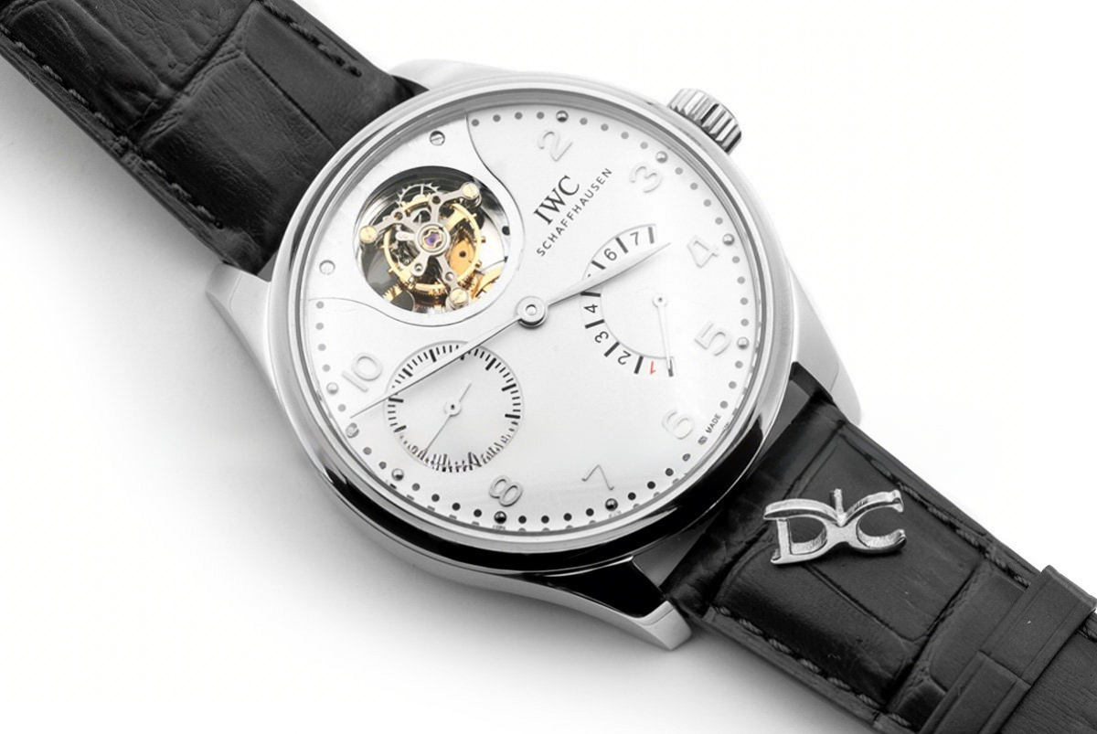 IWC Portuguese Tourbillon Mystère Rétrograde IW504204 in White Gold-fasswatch