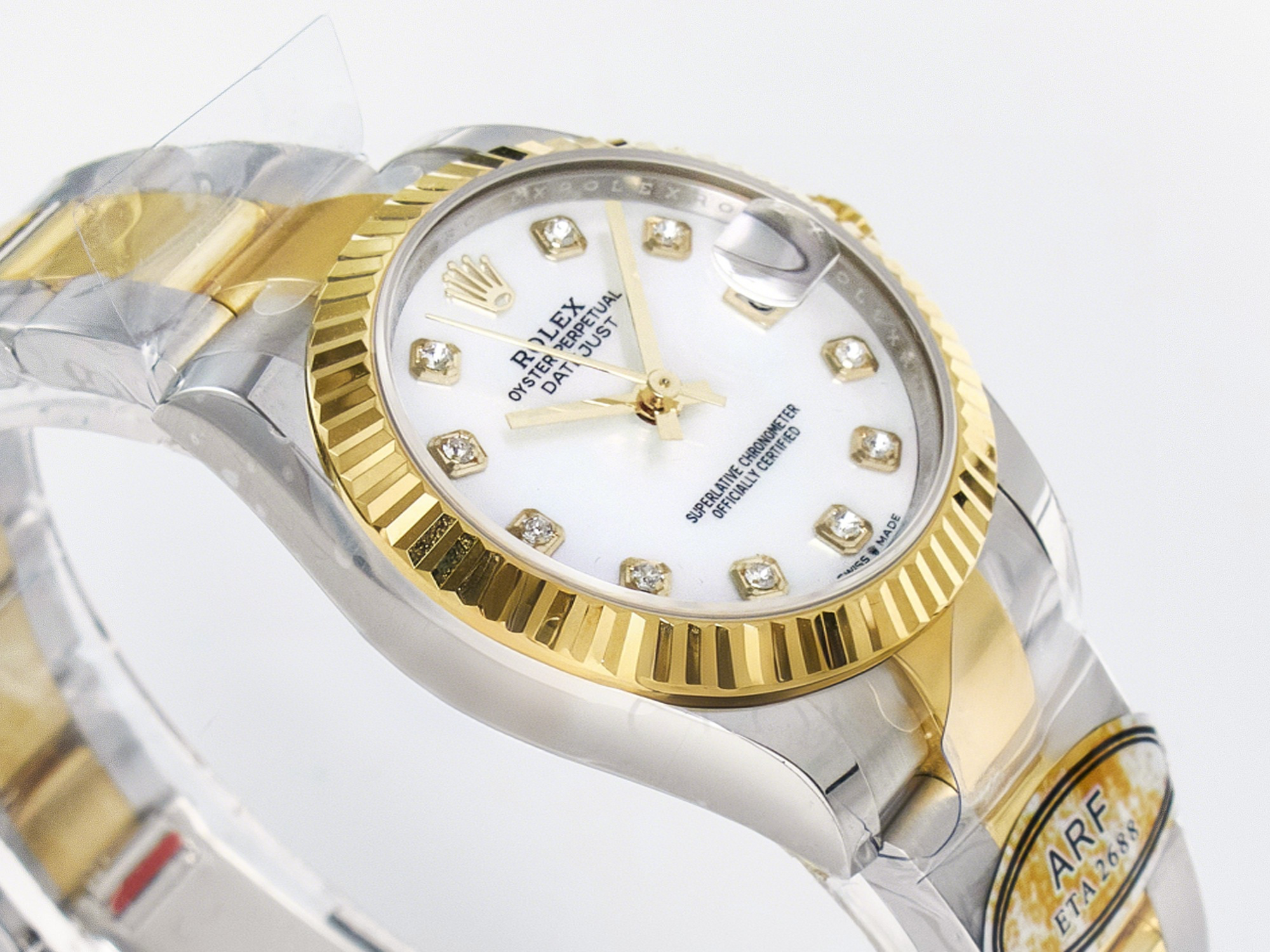 Rolex DateJust 31 278273 ARF 1:1 Best Edition 904L Steel White MOP Dial on SS/YG Oyster Bracelet ETA 2688-fasswatch