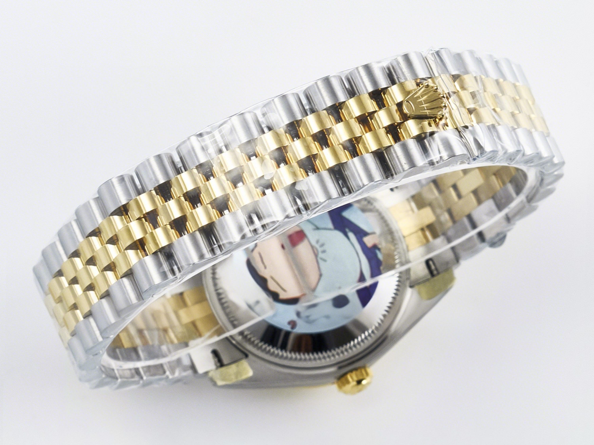 Rolex DateJust 31 278383 ARF 1:1 Best Edition 904L Steel Green Diamonds Dial on SS/YG Jubilee Bracelet ETA 2688-fasswatch