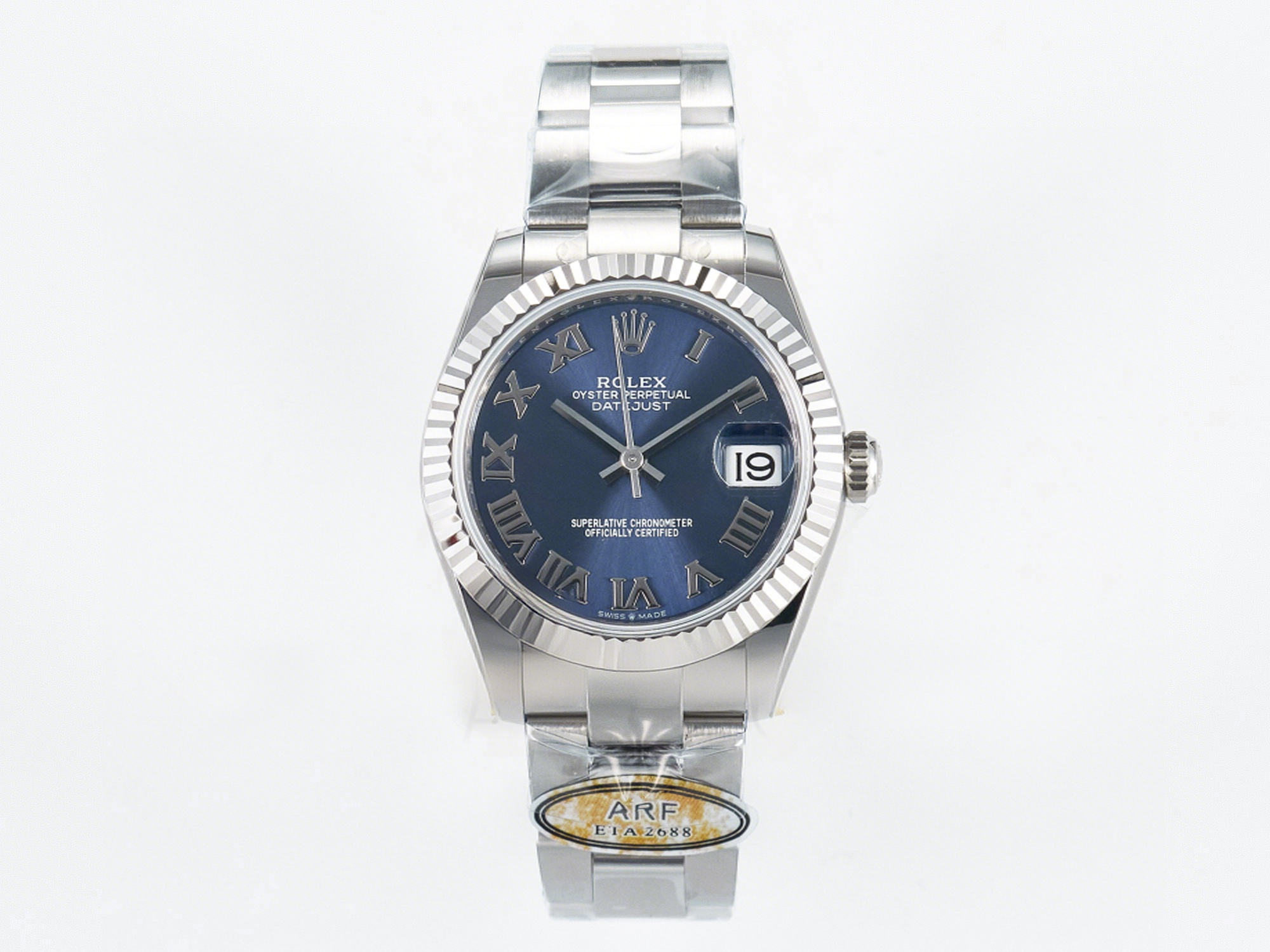 Rolex DateJust 31 278274 ARF 1:1 Best Edition 904L Steel Blue Roman Dial on SS Oyster Bracelet ETA 2688-fasswatch