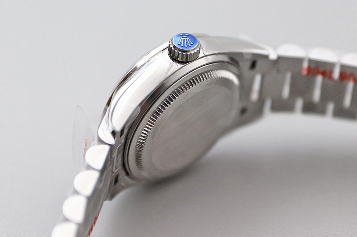 Rolex Datejust 28 279384RBR Pink Dial Diamond Markers in Steel-fasswatch