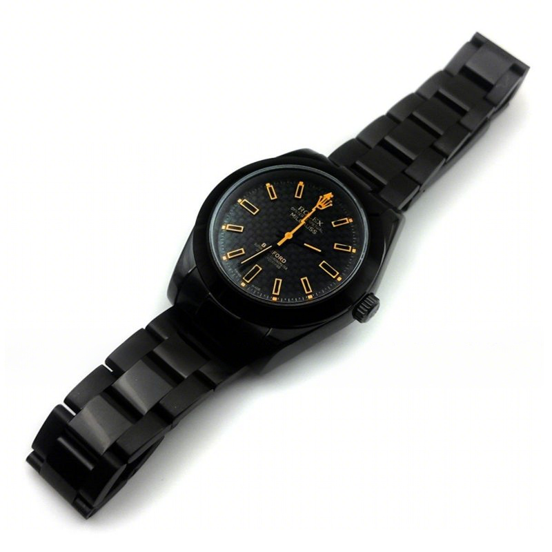 Rolex Bamford Milgauss SE Stealth GV Yellow-fasswatch