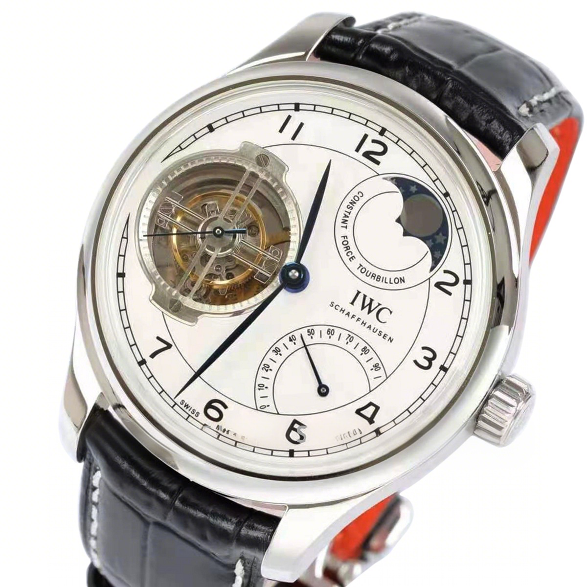 IWC Portugieser Constant-Force Tourbillon Edition ‘150 Years’ IW590202 White Dial-fasswatch