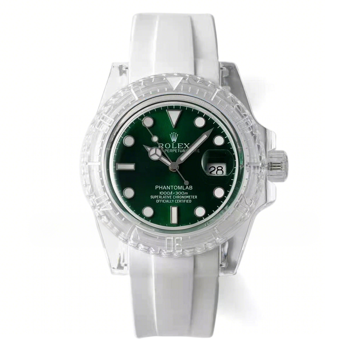 Rolex Phantomlab Submariner Green Dial-fasswatch