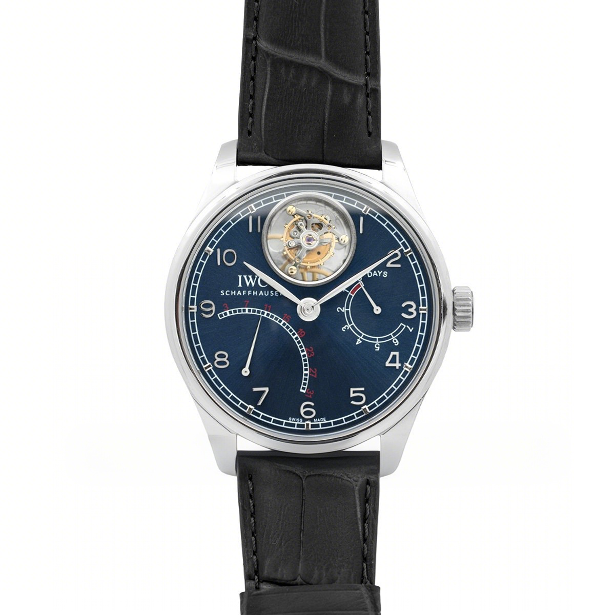 IWC Portugese Tourbillon Mystere Retrograde IW504603 in White Gold-fasswatch