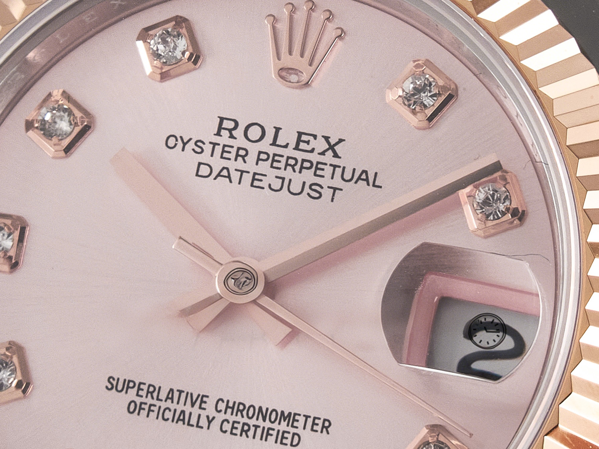 Rolex DateJust 31 278271 ARF 1:1 Best Edition 904L Steel RG Diamonds Dial on SS/RG Oyster Bracelet ETA 2688-fasswatch