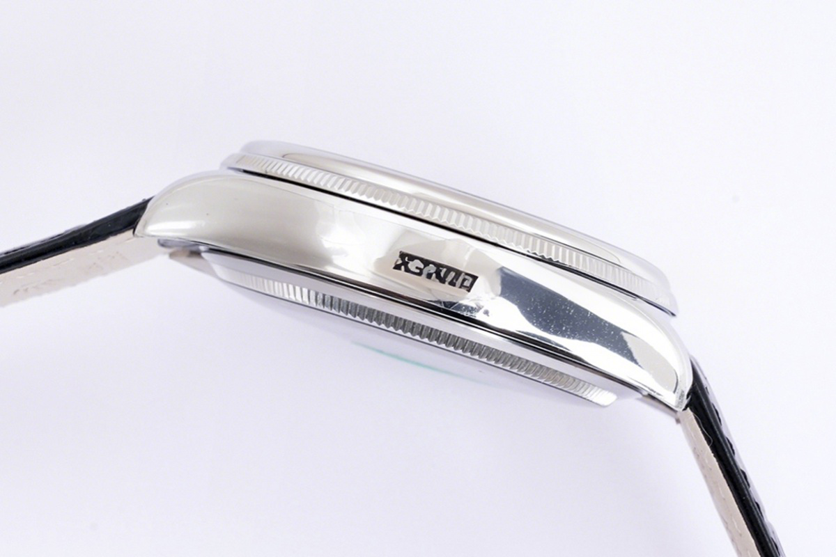 Rolex Cellini Date 50519 White Dial in White Gold-fasswatch