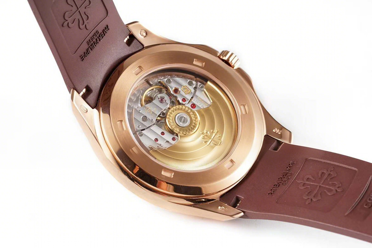 Patek Philippe Aquanaut 5167/1R Brown Dial in Rose Gold-fasswatch