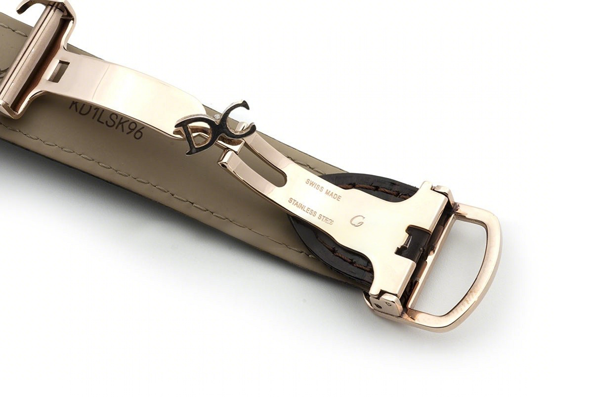 Cartier Drive de Cartier Tourbillon Grey Dial with Diamond Bezel in Rose Gold on Black Leather Strap-fasswatch