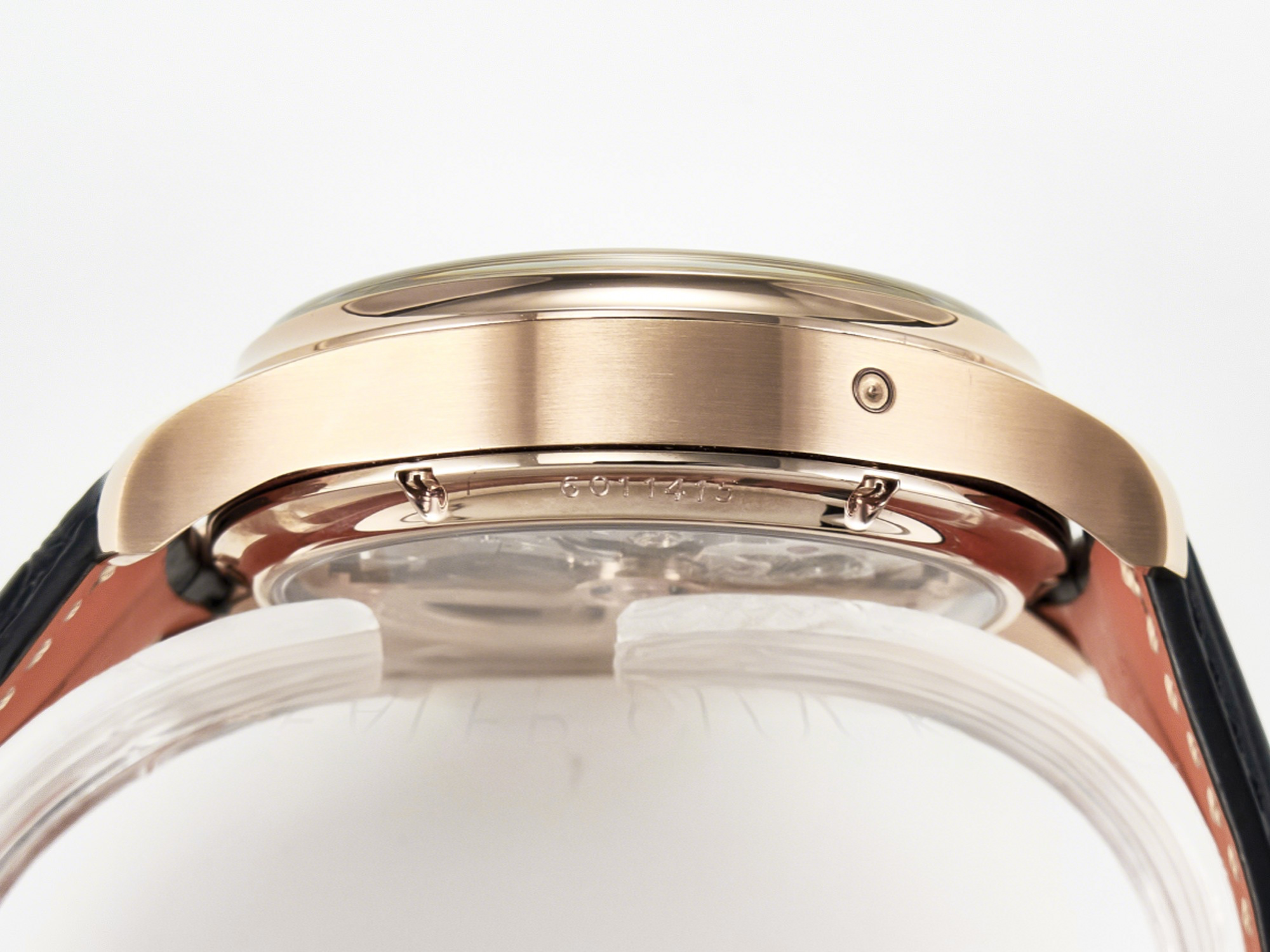 IWC IW5034 Portugieser Perpetual Calendar RG V9F 1:1 Best Edition Black Dial on Black Leather Strap A52610-fasswatch