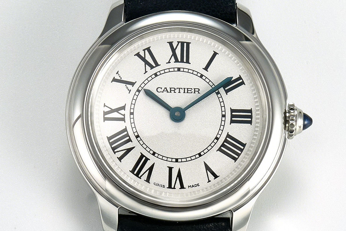 Cartier Ronde Must De Cartier 29mm White Dial in Steel-fasswatch
