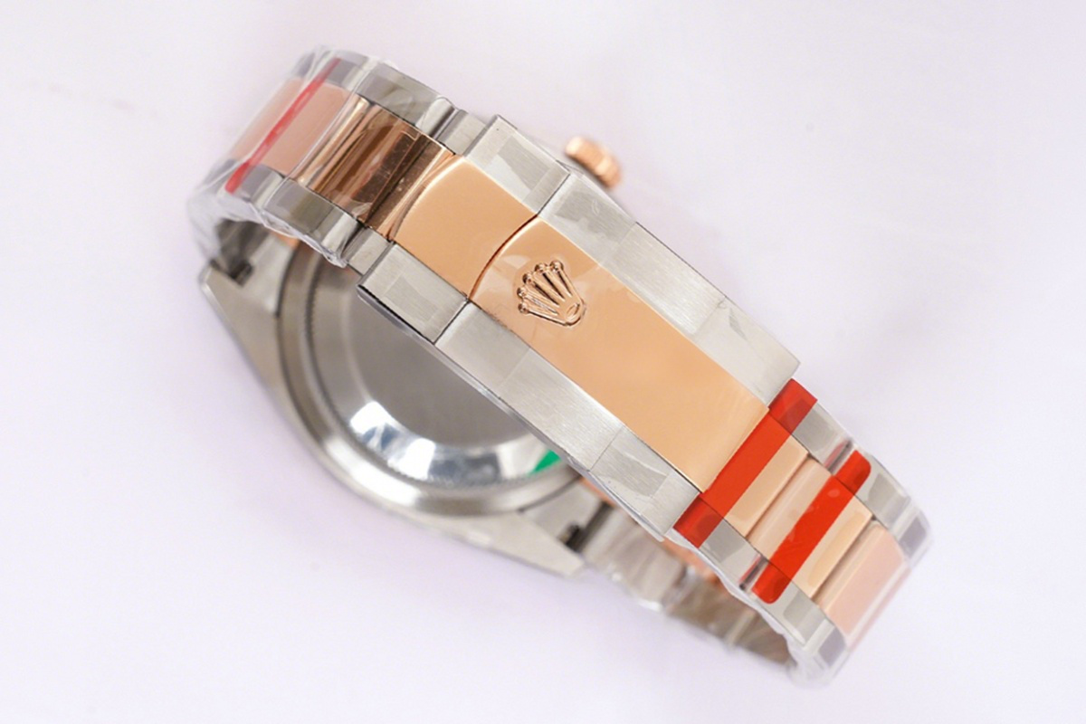 Rolex Datejust 36 126231 Silver Motif Dial in Steel/Rose Gold in Oyster Bracelet-fasswatch