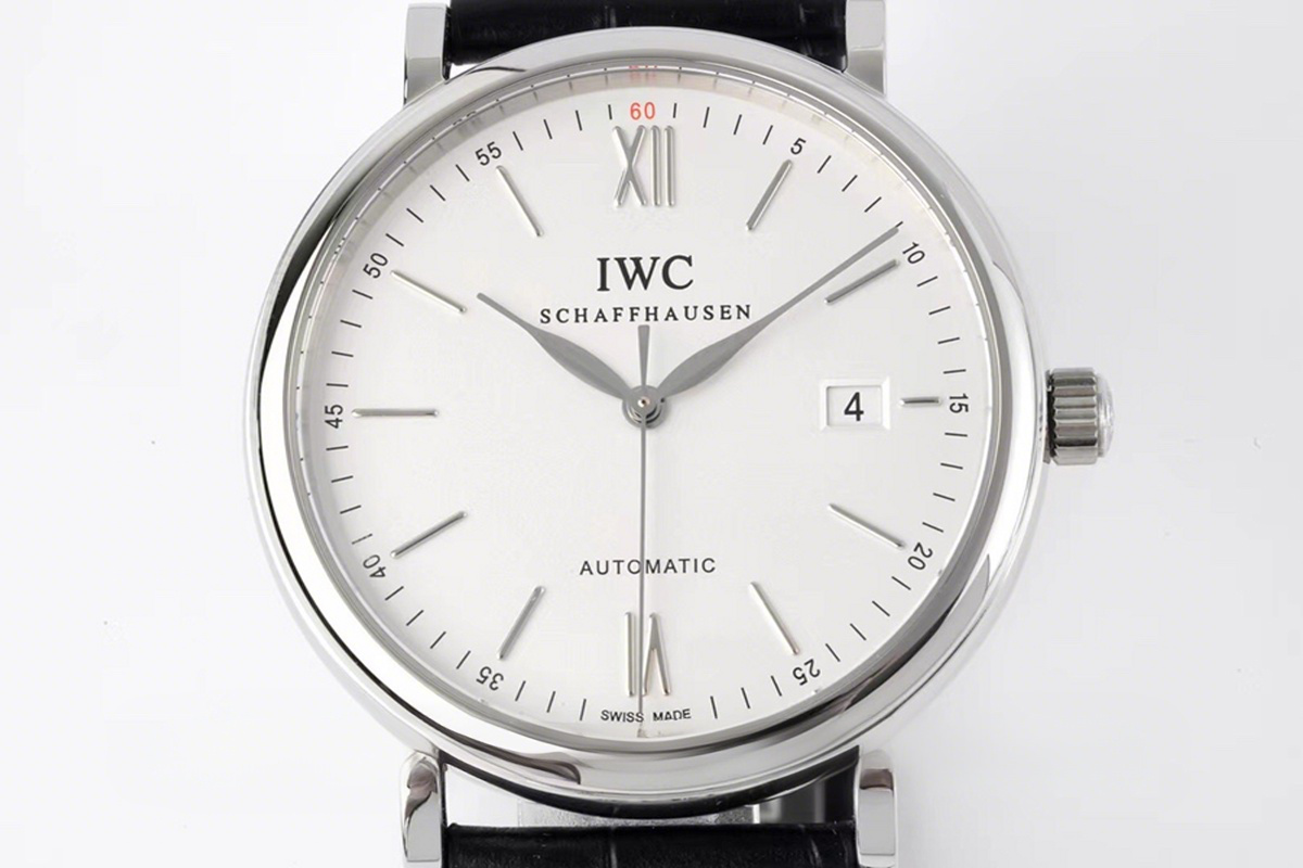 IWC Portofino Automatic IW356501 White Dial in Steel-fasswatch