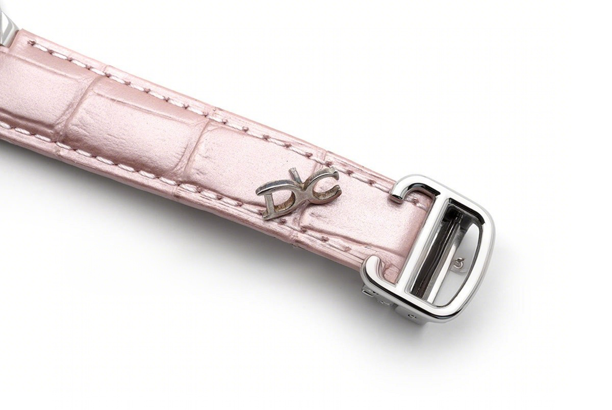 Cartier Ballon Bleu De Cartier 36mm Silver Dial in Steel on Pink Leather Strap-fasswatch