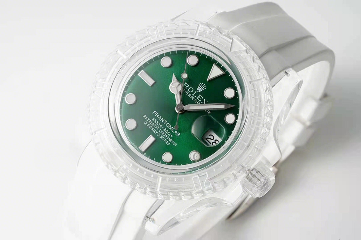 Rolex Phantomlab Submariner Green Dial-fasswatch