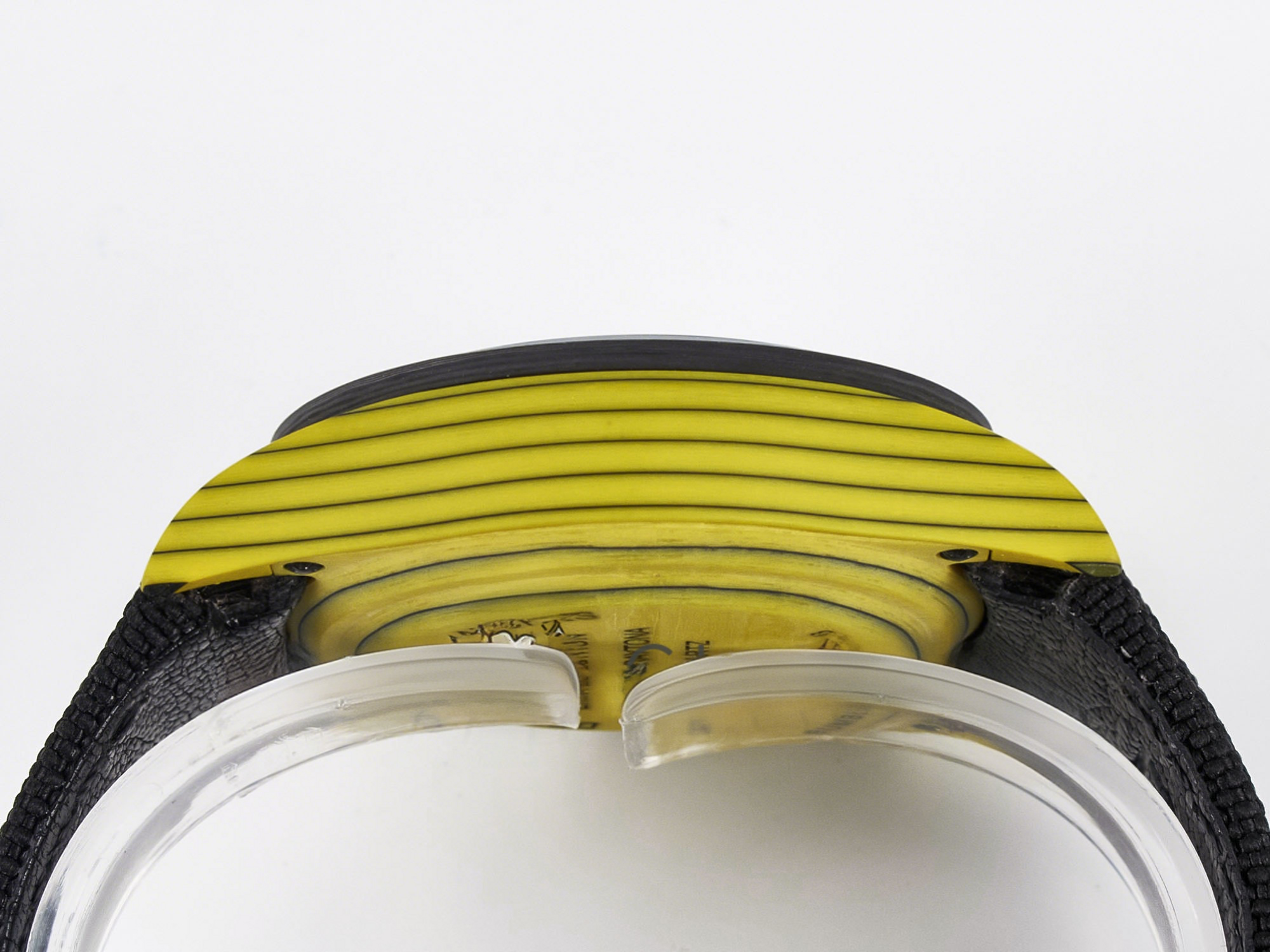 Rolex Daytona DIW Yellow Carbon Case DIWF Edition Black/White Dial on Black Nylon Strap A7750-fasswatch