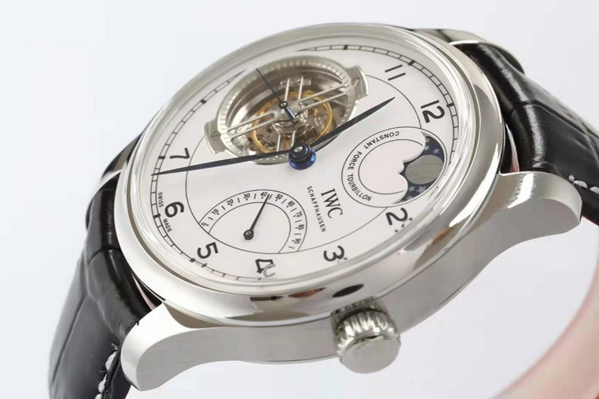 IWC Portugieser Constant-Force Tourbillon Edition ‘150 Years’ IW590202 White Dial-fasswatch